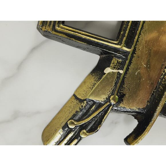 Car Design Wall Decor Plaque Cast Aluminum 14" Made in Japan x2 Vintage - Picture 16 of 16